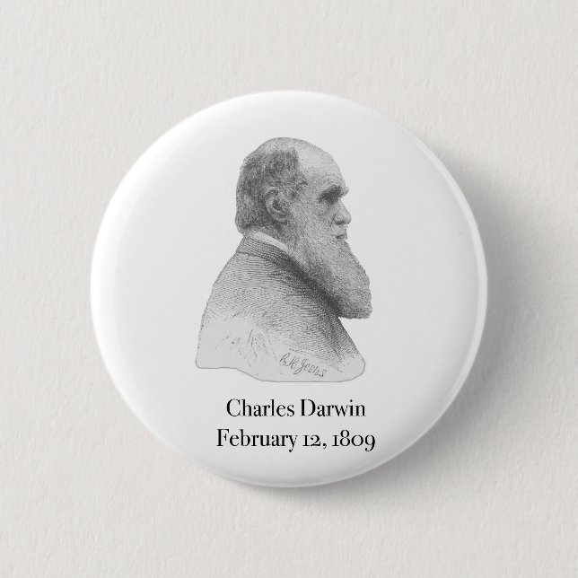 Darwin 6 Cm Round Badge (Front)