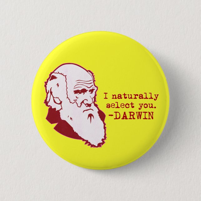 Darwin 6 Cm Round Badge (Front)