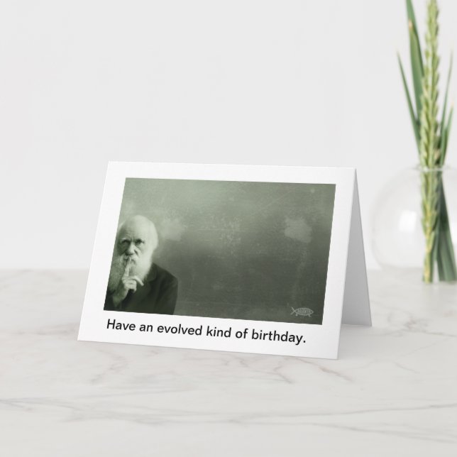 Darwin Birthday Card (Front)