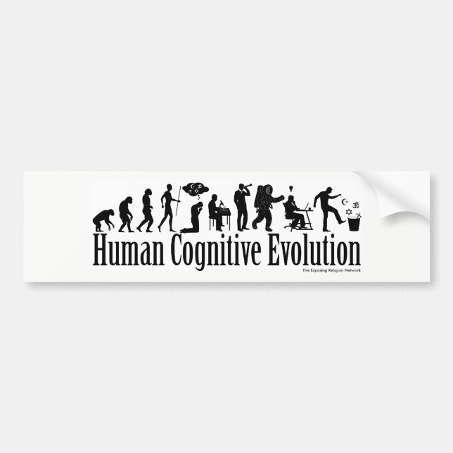 Darwin Evolution Bumper Sticker (Front)
