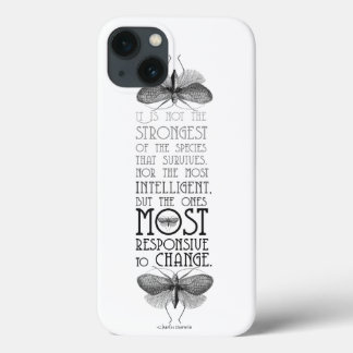 Darwin Evolution Quote iPhone 13 Case