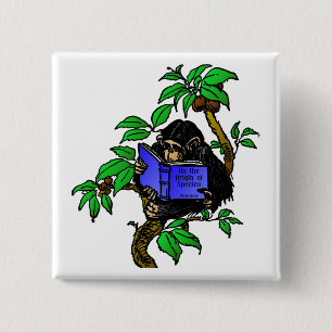 Darwin Fan 15 Cm Square Badge