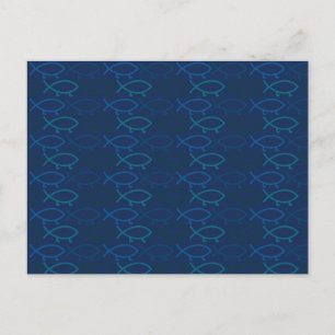Darwin Fish Postcard