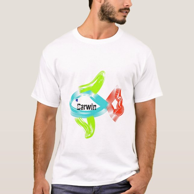 Darwin fish T-Shirt (Front)
