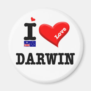 DARWIN - I Love Magnet