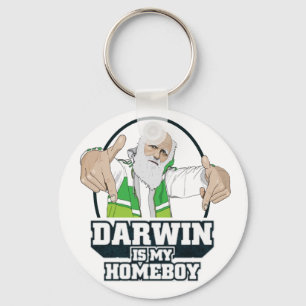 Darwin Is My Homeboy (Full Colour) Key Ring