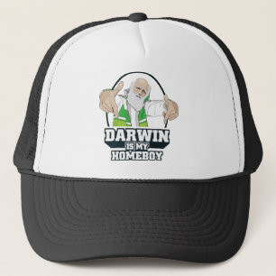 Darwin Is My Homeboy (Full Colour) Trucker Hat