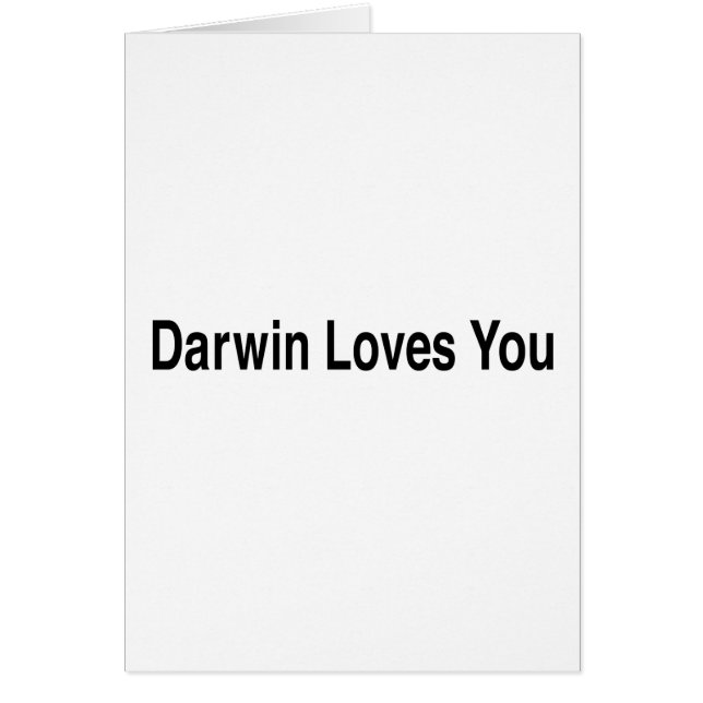 Darwin Loves You (Front)