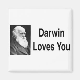 Darwin Loves You 2 Magnet