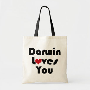 Darwin Loves You Tote Bag