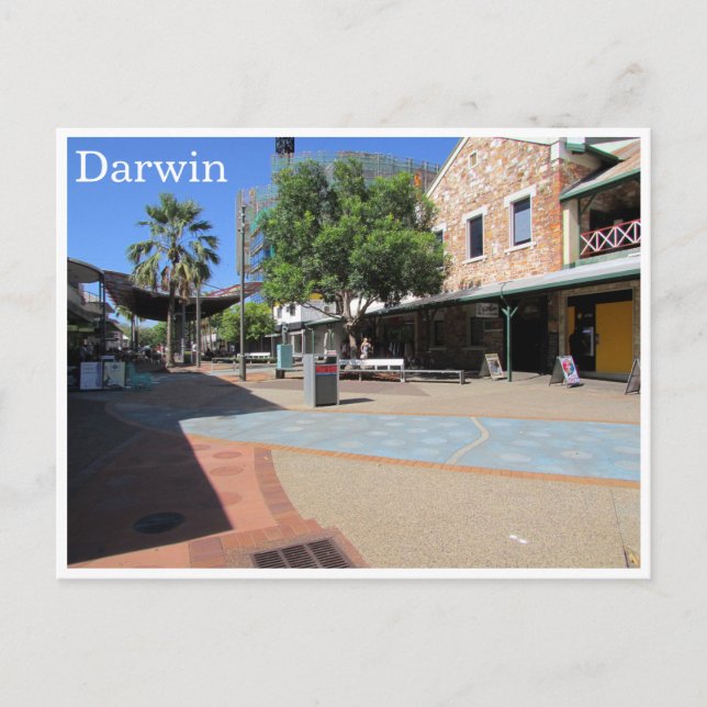 darwin mall postcard (Front)