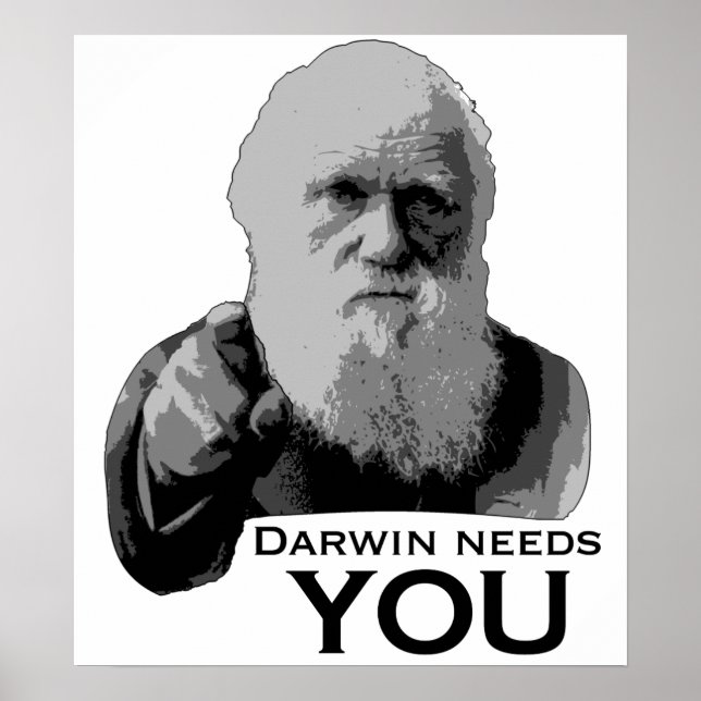 Darwin Needs You! Poster (Front)