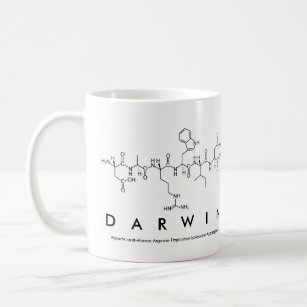 Darwin peptide name mug