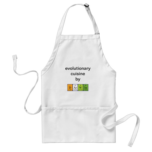 Darwin periodic table name apron (Front)