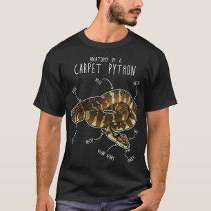 Darwin pet Python Snake Anatomy T-Shirt