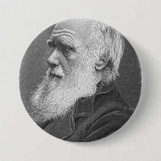 Darwin Portrait 7.5 Cm Round Badge