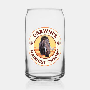 Darwin’s Hairiest Theory Cute Woolly Mammoth  Can Glass