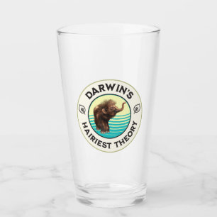 Darwin’s Hairiest Theory Cute Woolly Mammoth  Glass
