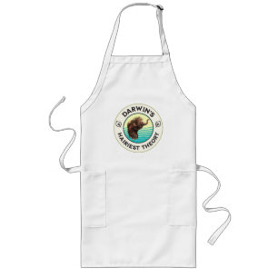 Darwin’s Hairiest Theory Cute Woolly Mammoth  Long Apron