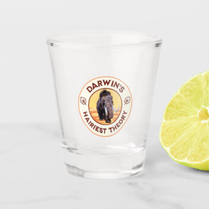 Darwin’s Hairiest Theory Cute Woolly Mammoth Shot Glass