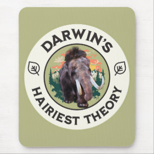 Darwin’s Hairiest Theory Woolly Mammoth Mouse Pad