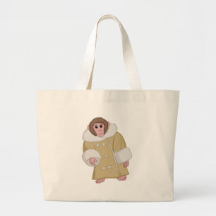 Darwin the Ikea Monkey Large Tote Bag