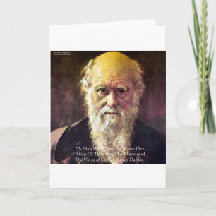 Darwin "Value Of Life" Wisdom Quote Gifts & Cards