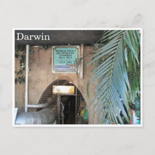 darwin ww2 oil tunnels postcard