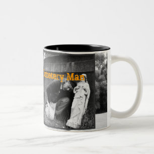 Daryl Darko - Cemetery Man Two-Tone Coffee Mug