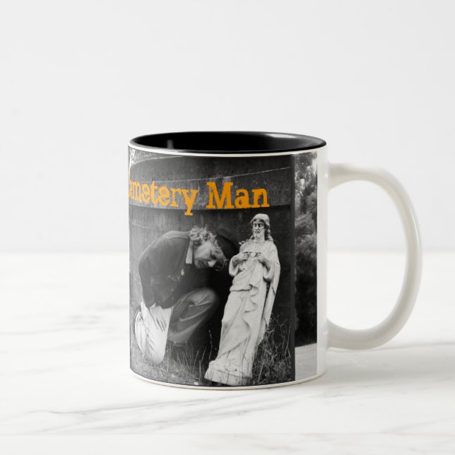 Daryl Darko - Cemetery Man Two-Tone Coffee Mug (Right)