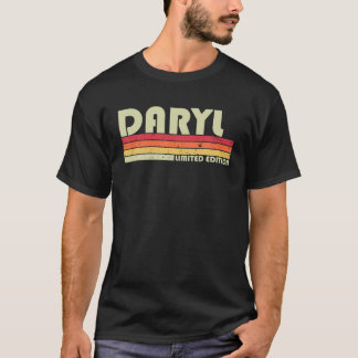 DARYL Name Personalised Retro Vintage 80S 90S Birt T-Shirt