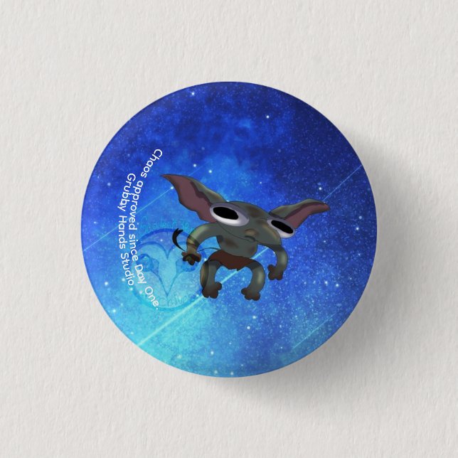 Daryl Yeeting Into The Void Button (Front)
