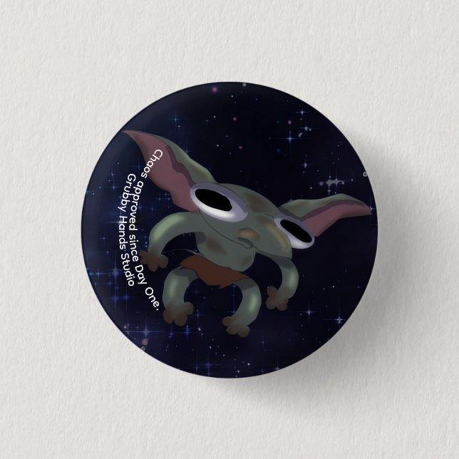 Daryl Yeeting Into The Void Button (Front)
