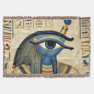 Das Ägyptische Auge´1 Throw Blanket