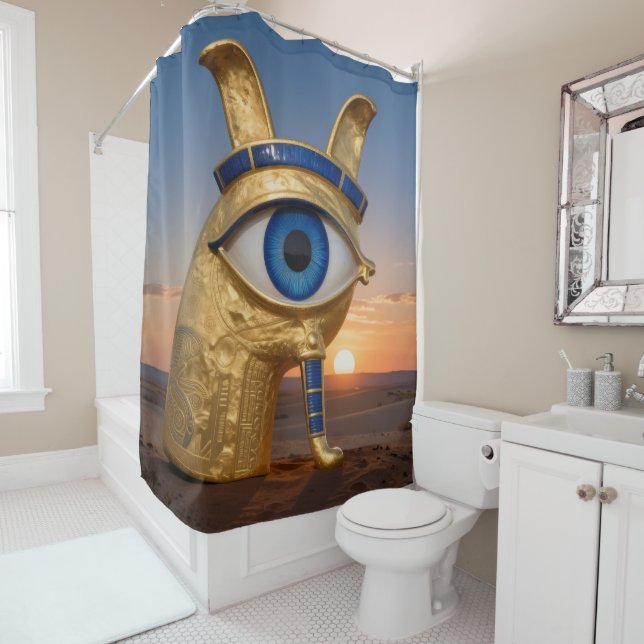 Das Ägyptische Auge´3 Shower Curtain (In Situ)