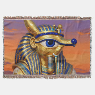 Das Ägyptische Auge´5 Throw Blanket