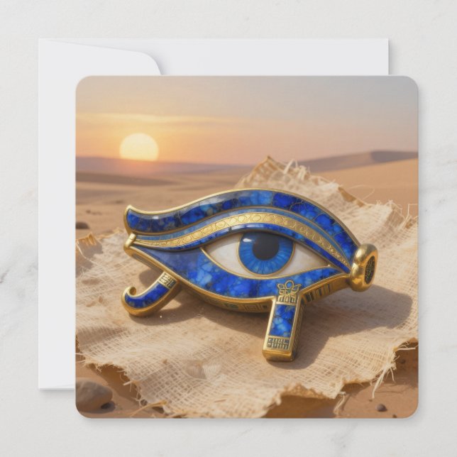 Das Ägyptische Auge´9 Holiday Card (Front)