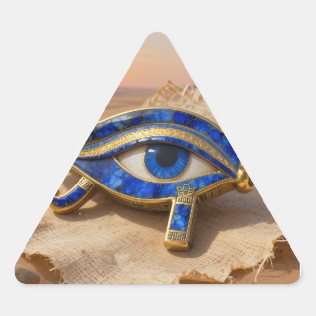 Das Ägyptische Auge´9 Triangle Sticker (Front)