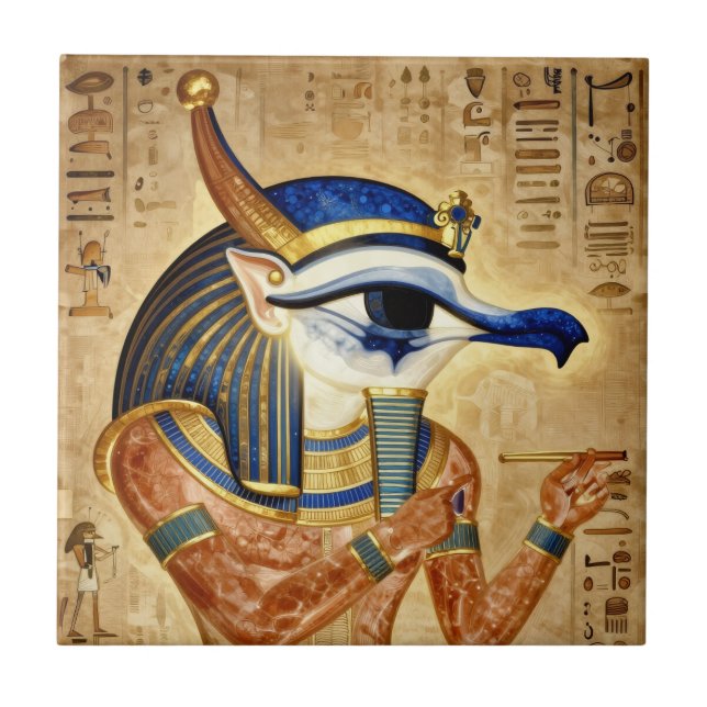 Das Ägyptische Auge  Ceramic Tile (Front)