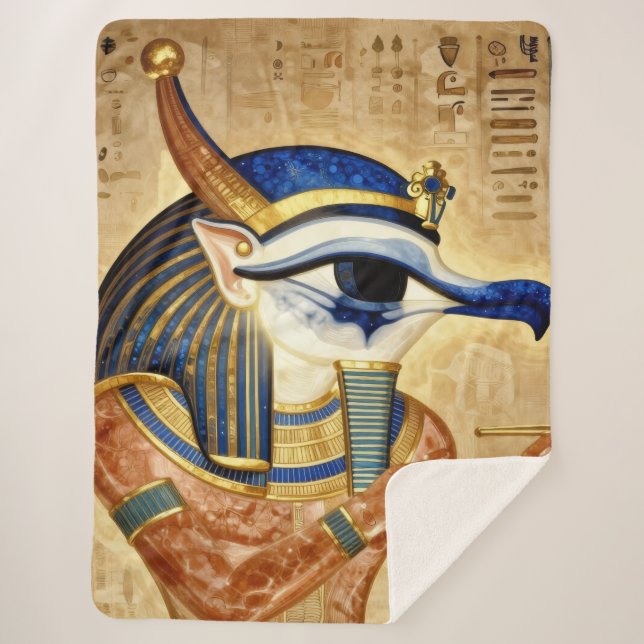 Das Ägyptische Auge Sherpa Blanket (Front)