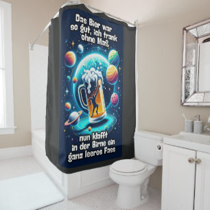 Das Bier im Kopf Shower Curtain