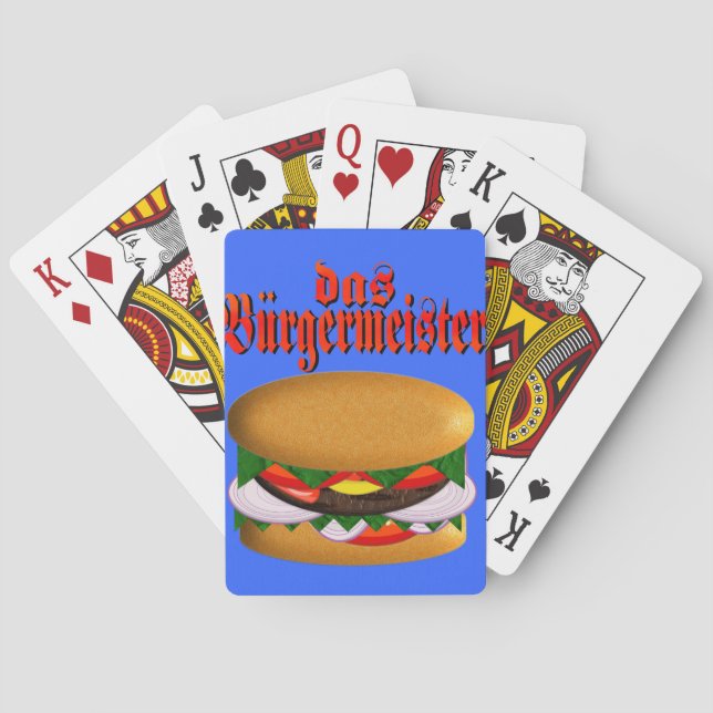das Burgermeister Bicycle Cards (Back)