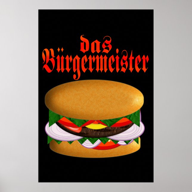 das Burgermeister Poster (Front)