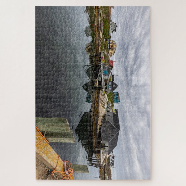 Das Fischerdorf Peggy´s Cove in Kanada Jigsaw Puzzle (Vertical)