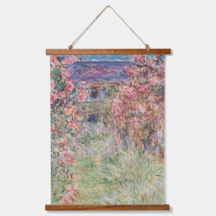 Das Haus in den Rosen - Claude Monet Hanging Tapestry