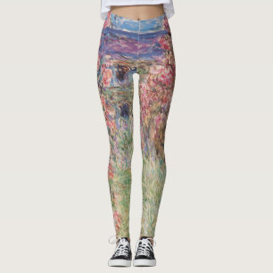 Das Haus in den Rosen - Claude Monet Leggings