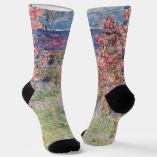 Das Haus in den Rosen - Claude Monet Socks