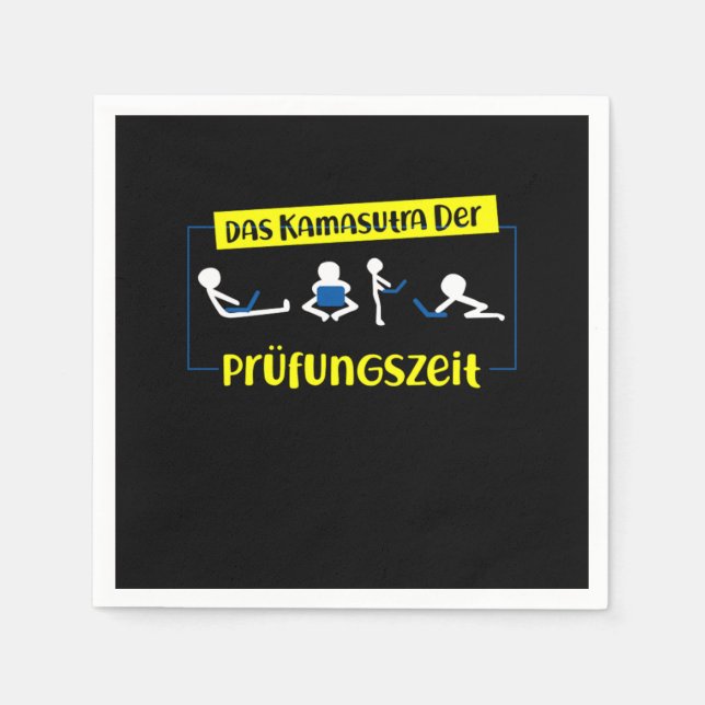 Das Kamatsura Der Computer Nerd Funny Gift Napkin (Front)