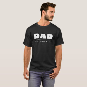 Das Kids Names Bold Modern Personalised T-Shirt