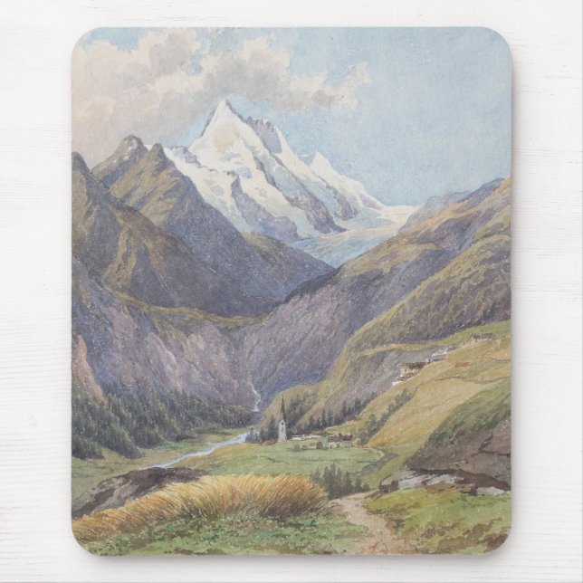 Das Mölltal mit dem Großglockner – Carl Lafite Mouse Pad (Front)